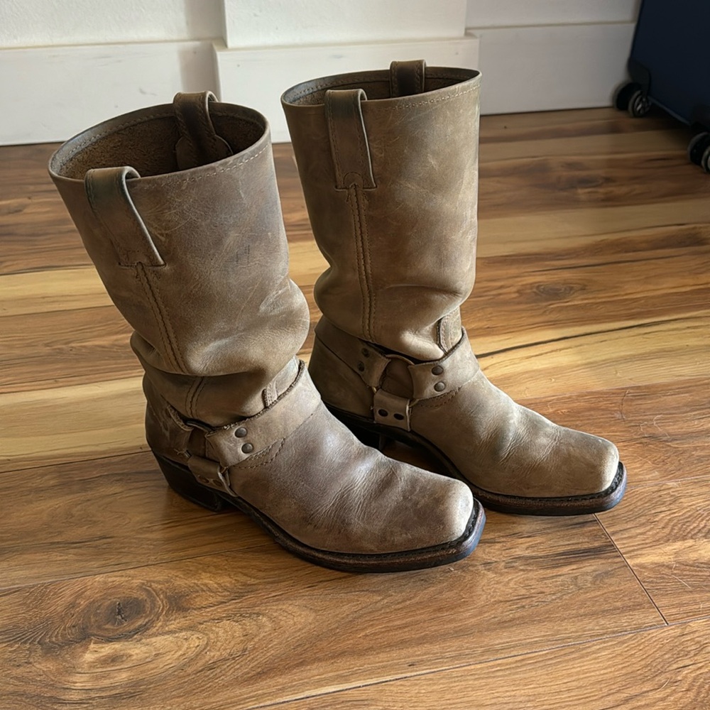 Frye buckle boots. Size 8.
